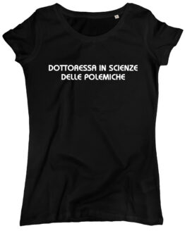 T-SHIRT DONNA - DOTTORESSA black