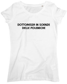 T-SHIRT DONNA - DOTTORESSA white